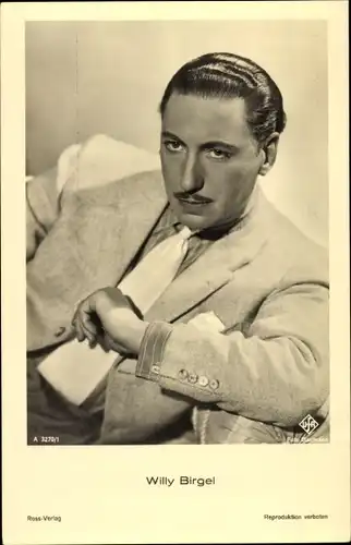 Ak Schauspieler Willy Birgel, Ross Verlag A 3270/1