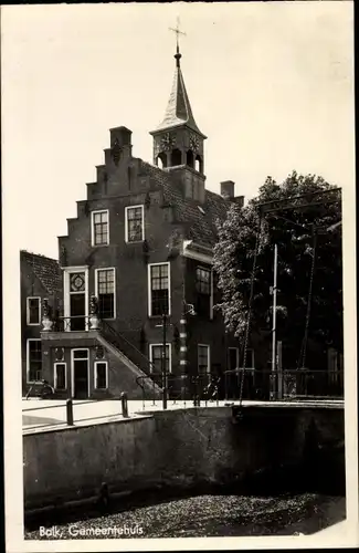 Ak Balk Friesland Niederlande, Gemeentehuis