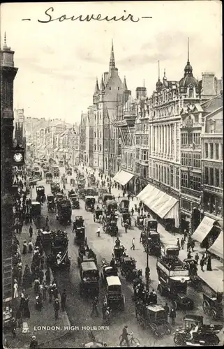 Ak London City England, High Holborn