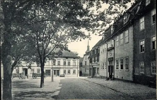 Ak Bad Sulza in Thüringen, Marktplatz