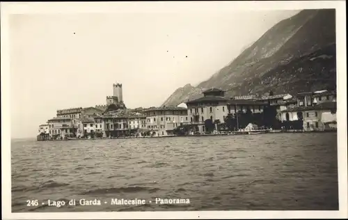 Ak Malcesine Lago di Garda Veneto, Panorama