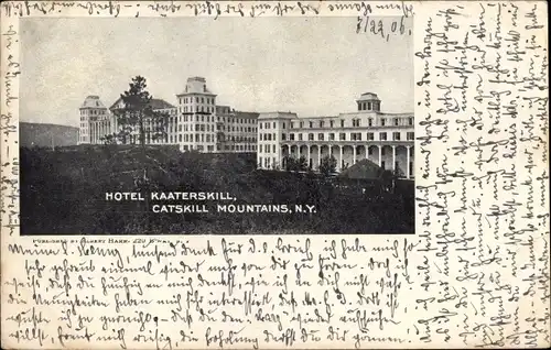 Ak Catskill Mountains New York USA, Hotel Kaaterskill