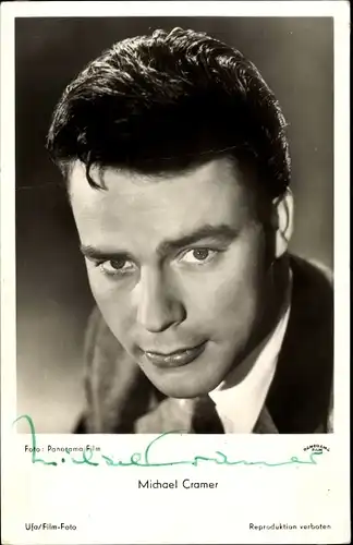 Ak Schauspieler Michael Cramer, Portrait, Autogramm