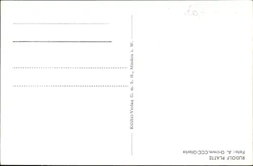 Ak Schauspieler Rudolf Platte, Portrait, Autogramm