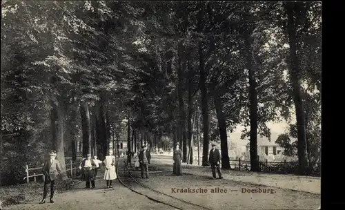 Ak Doesburg Gelderland Niederlande, Kraaksche allee