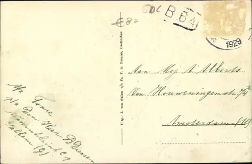 Ak Doetinchem Gelderland, IJsselkade