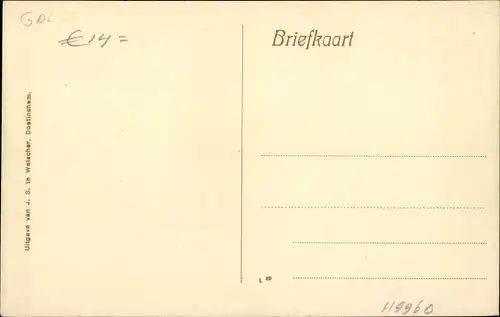 Ak Doetinchem Gelderland, R. K. Pastorie