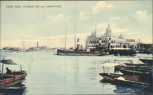 Ak Port Said Ägypten, Bureau de la Compagnie