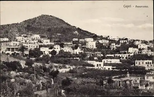Ak Capri Neapel Campania, Panorama