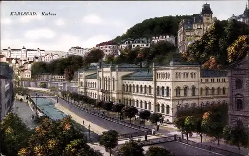 Ak Karlovy Vary Karlsbad Stadt, Kurhaus