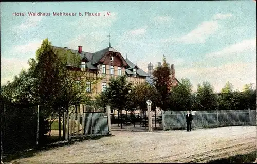 Ak Mehltheuer Rosenbach im Vogtland, Hotel Waldhaus