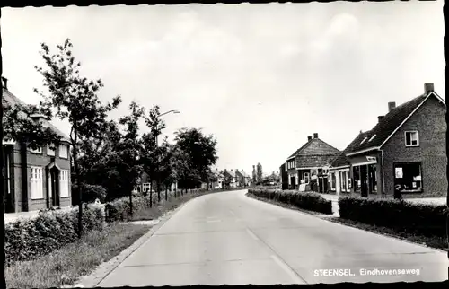Ak Steensel Nordbrabant Niederlande, Eindhovenseweg