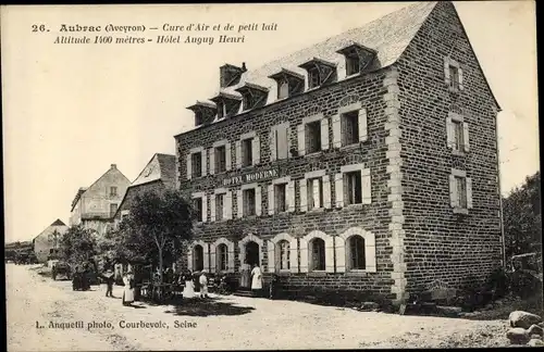 Ak Aubrac Aveyron, Cure d'Air et de petit lait, Hotel Auguy Henri