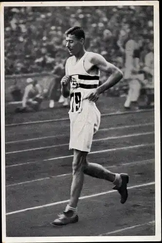 Sammelbild Olympia 1936, Geher Harold Whitlock