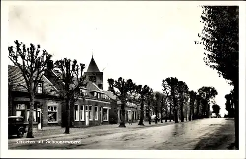 Ak Schoonrewoerd Utrecht Niederlande, Straßenpartie