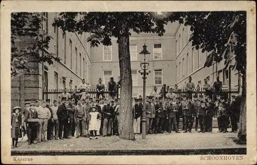 Ak Schoonhoven Südholland Niederlande, Kazerne