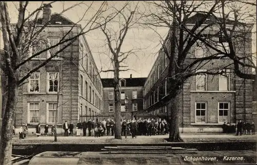 Ak Schoonhoven Südholland Niederlande, Kazerne