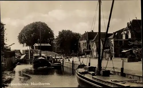 Ak Schoonhoven Südholland Niederlande, Noodhaven