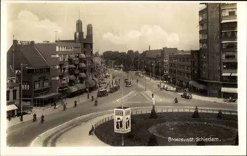 Ak Schiedam Südholland Niederlande Stadhouderlaan, Broersvest