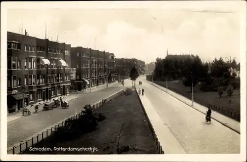 Ak Schiedam Südholland Niederlande Stadhouderlaan, Rotterdamschedijk