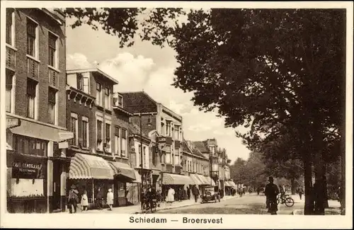 Ak Schiedam Südholland Niederlande, Broersvest