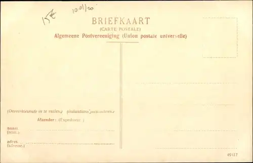 Ak Schiedam Südholland Niederlande, Spoorbrug