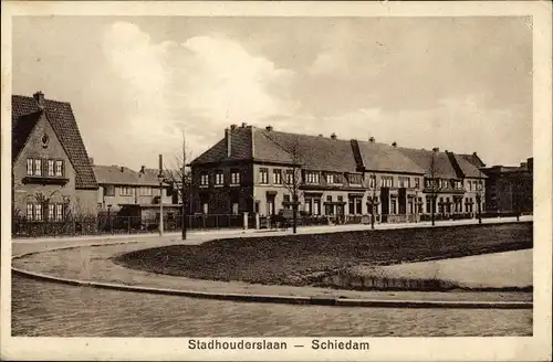 Ak Schiedam Südholland Niederlande, Stadhouderslaan