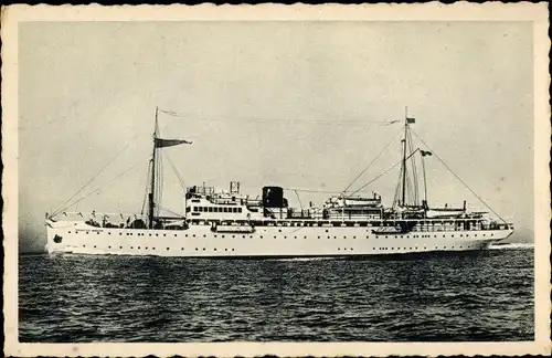 Ak Motonave Francesco Morosini, Passagierdampfer, San Marco, Societa di navigazione Venezia