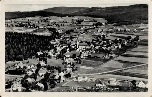 Ak Fichtelberg im Fichtelgebirge Oberfranken, Fliegeraufnahme