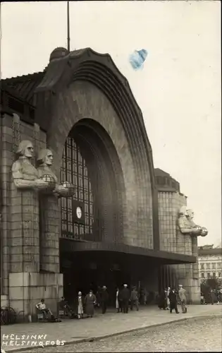 Ak Helsinki Helsingfors Finnland, Bahnhof
