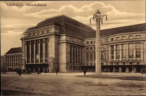 Ak Leipzig in Sachsen, Hauptbahnhof