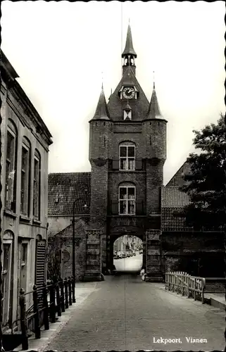 Ak Vianen Utrecht Niederlande, Lekpoort