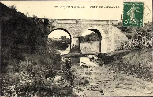 Ak Orleansville Ech Cheliff Algerien, Pont du Tsigaouth