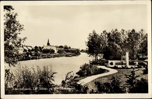 Ak Alblasserdam Südholland, De Alblas en het Monument