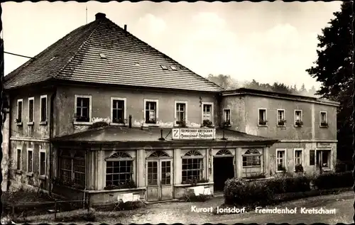 Ak Jonsdorf in Sachsen, Fremdenhof Kretscham