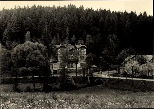 Ak Schwarzenberg im Erzgebirge Sachsen, HO Gaststätte St. Katharina