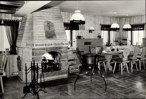 Ak Waltersdorf Großschönau in der Oberlausitz, Konsum-Gaststätte Grenzbaude Waltersdorf