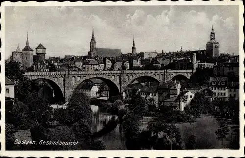Ak Bautzen in der Oberlausitz, Gesamtansicht