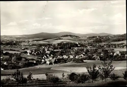 Ak Schirgiswalde in der Lausitz, Panorama vom Ort