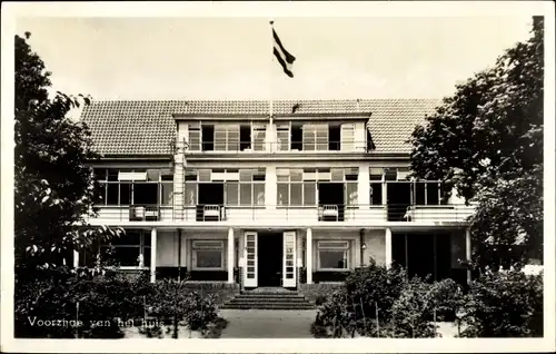 Ak Rolde Drenthe Niederlande, Voorzijde van het huis, Chr. Gezondheidskoloniehuis 't Ruige Veld