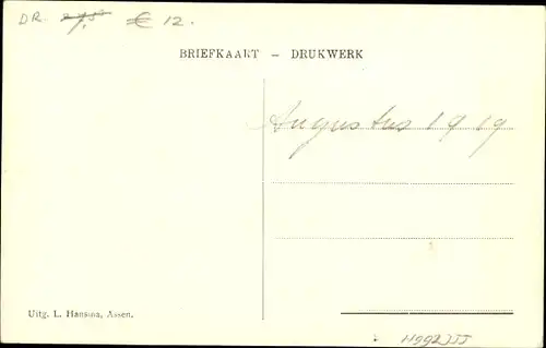 Ak Rolde Drenthe Niederlande, Ingang van Rolde, Waldweg