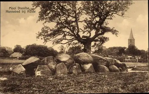 Ak Rolde Drenthe Niederlande, Hunnebed
