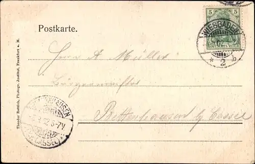 Ak Wiesbaden, Königl. Theater