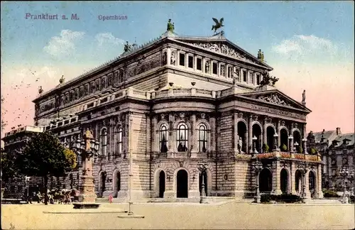 Ak Frankfurt am Main, Opernhaus