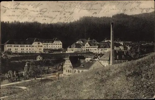 Ak Isny im Allgäu, Heilstätte Überruh