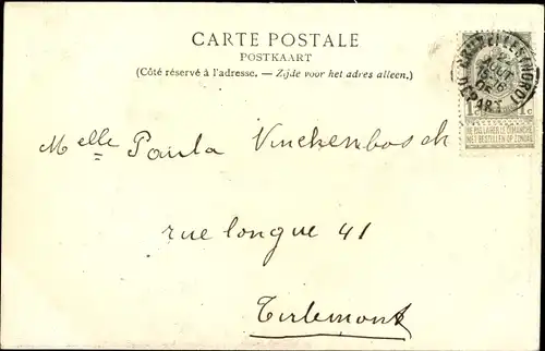 Ak Brüssel, 75. Anniversaire de l'Indépendance Belge, Char de l'Abolition des Octrois