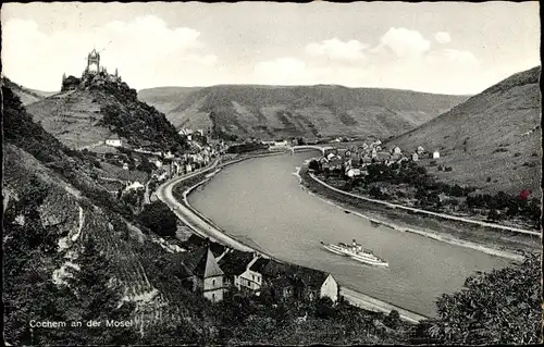 Ak Cochem an der Mosel, Panorama