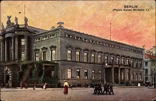 Künstler Ak Berlin Mitte, Palais Kaiser Wilhelm I.