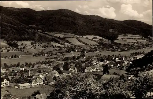 Ak Gutach an der Schwarzwaldbahn Baden, Panorama