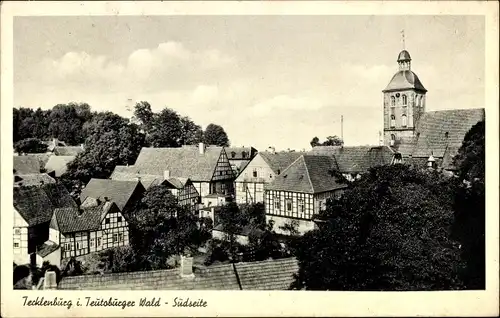 Ak Tecklenburg am Teutoburger Wald Westfalen, Ortsansicht, Südseite